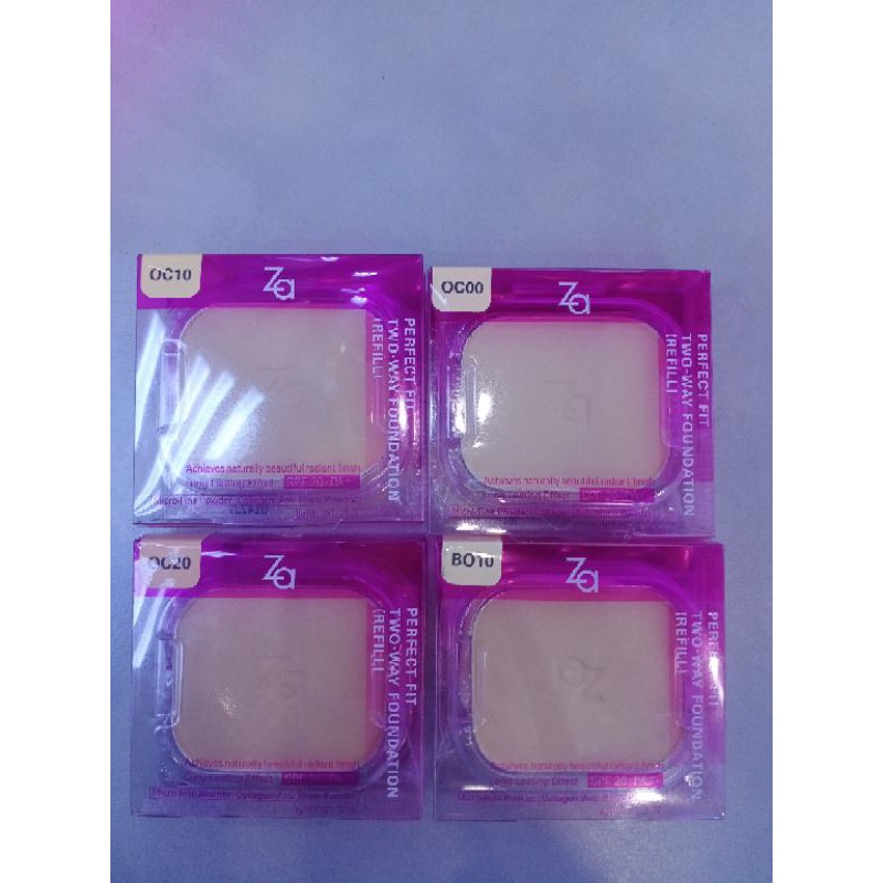 ZA Perfect Fit Two Way Foundation refill ซีเอ เพอร์เฟ็ค ฟิต-ทูเวย์ ฟาวน์เดย์ชั่น