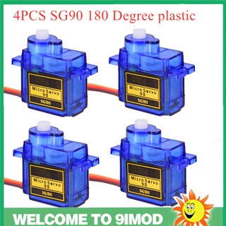 4pcs SG90 9G Micro Servo Motor For Robot 6CH RC 250 450 Helicopter Airplane Glider mini Car