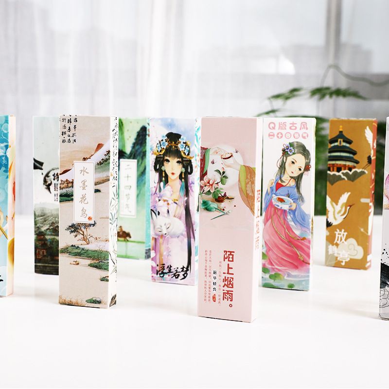 B007 ที่คั่นหนังสือ bookmark ที่คั่นหนังสือจีน ที่คั่นหนังสือสถานที่
