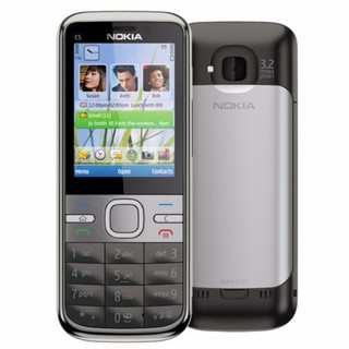 โทรศัพท์มือถือโนเกียปุ่มกด  NOKIA C5 (สีดำ)  3G/4G รุ่นใหม่2020 รองรับภาษาไทย