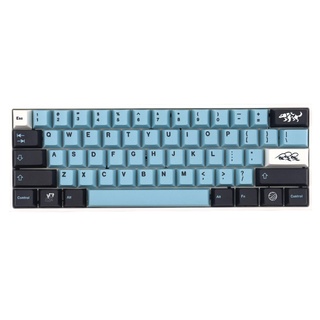 Pbt แป้นพิมพ์คีย์บอร์ดสีดําสีฟ้า Mizu-118 Key Compatible พร้อมสวิทช์ Mx