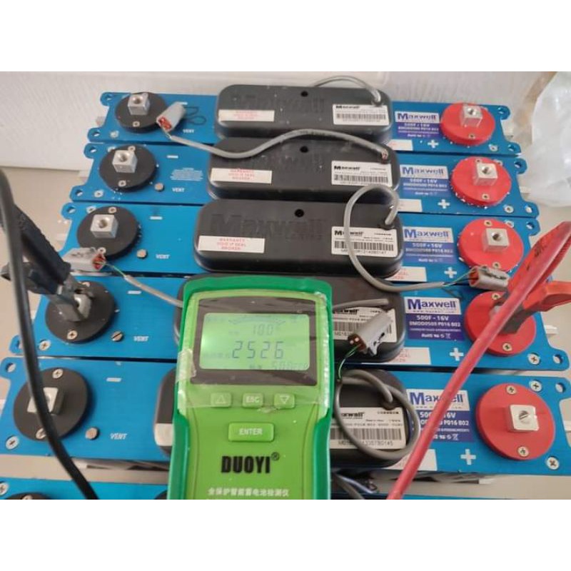 อัลตร้าคาปาซิเตอร์ Maxwell 500F/16V 100a รุ่นลงกล่องอลูมิเนียม งานเดิมๆแท้ๆจากโรงงานซุปเปอร์คาปาแม๊ค