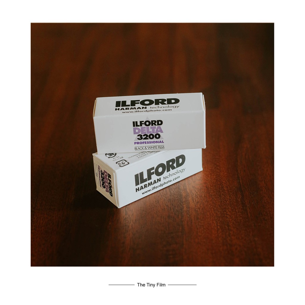 ฟิล์มขาวดำ 120 ฟิล์มหมดอายุ ILFORD DELTA 3200