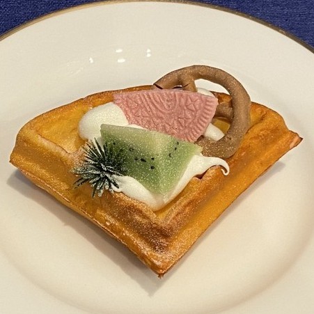 โมเดล ครัวซอง วาฟเฟิลปลอม Waffle Mock up สำหรับถ่ายรูปเป็นพร๊อพ มีกลิ่นหอม ราคา ถูกที่สุด ดีลบีเคเค แกลเลอรีภาพที่ 7