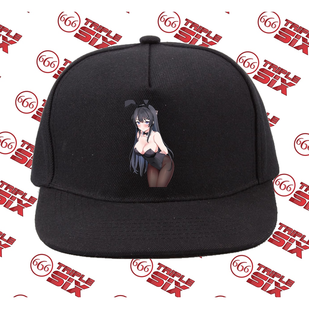 Waifu Mai Sakurajima Aobuta อะนิเมะหมวกผ้าฝ้าย Snapback