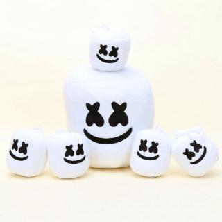 ดีเจ Marshmello ตุ๊กตาตุ๊กตาหมอนตุ๊กตาของเล่น