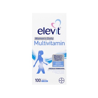 Elevit Womens Daily Multivitamin 100 Tablets Pregnant Postpartum ผู้หญิง รายวัน วิตามินรวม หญิงตั้งครรภ์ หลังคลอด