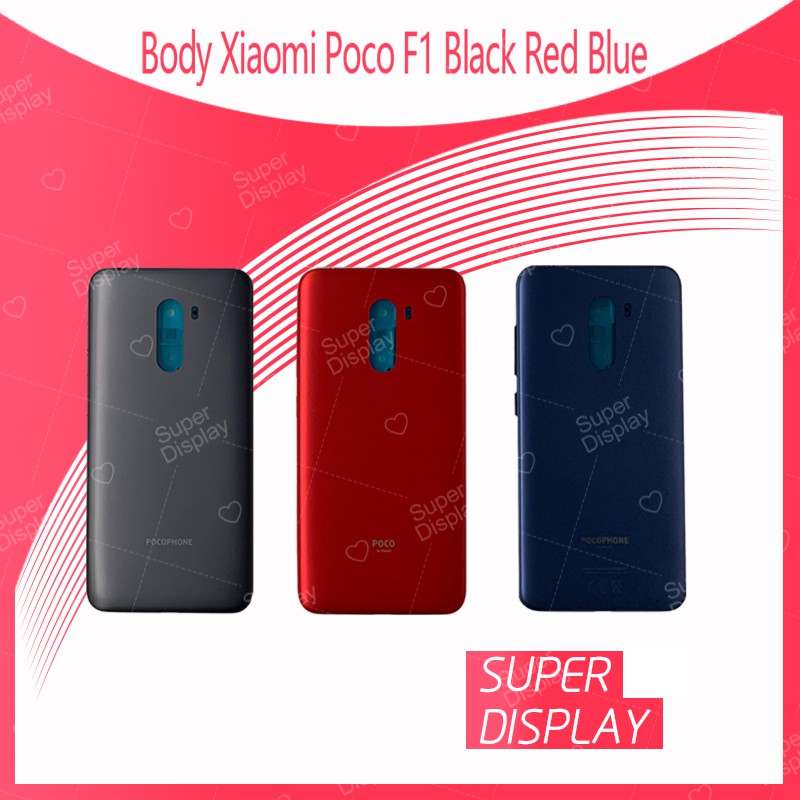 Xiaomi Poco Phone F1 อะไหล่บอดี้ เคสกลางพร้อมฝาหลัง Body For Xiaomi Poco Phone F1 อะไหล่มือถือ คุณภา