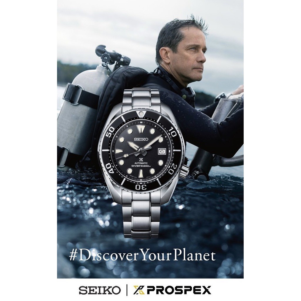 โปรพิเศษ!! แถมฟรีถุงผ้าเมื่อซื้อ นาฬิกา SEIKO Sumo Prospex diver 200ม. ฉายาซูโม่แห่งท้องทะเล รหัส Spb101j Made in Japan