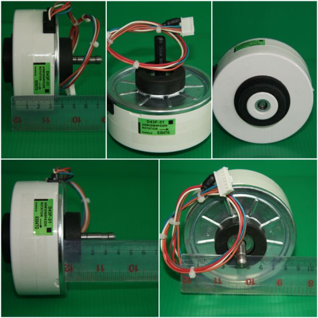 มอเตอร์แอร์DAIKIN ( ทดเเทน) ไดกิ้น Dc ขนาด30W 5สาย (สำหรับใช้กับตัวในบ้าน)D43F -31/ARW30W8P43D3DK