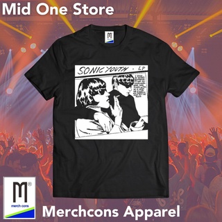 M18/kaos BAND SONIC YOUTH แท็ก MERCHCONS ขนาดภายนอก / KAOS MUSIK DISTRO