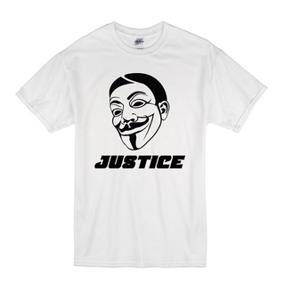 เสื้อยืด คอกลม พิมพ์ลาย Justice Vendetta Riot Protest แฟชั่นฤดูร้อน สําหรับผู้ชายS-5XL