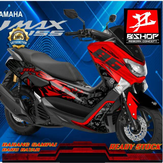 Yamaha Nmax Old Full Body Decal Sticker Motif 86