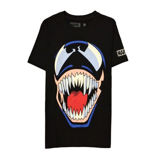 เสื้อยืดเวน่อม มาร์เวล Venom Marvel การ์ตูนลิขสิทธิ์แท้ รุ่น 1018-044 สีดำ SupercomicsS-5XL