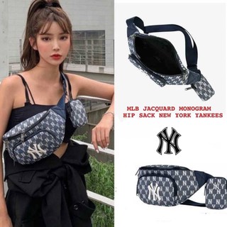 💕 MLB JACQUARD MONOGRAM HIP SACK NEW YORK YANKEES