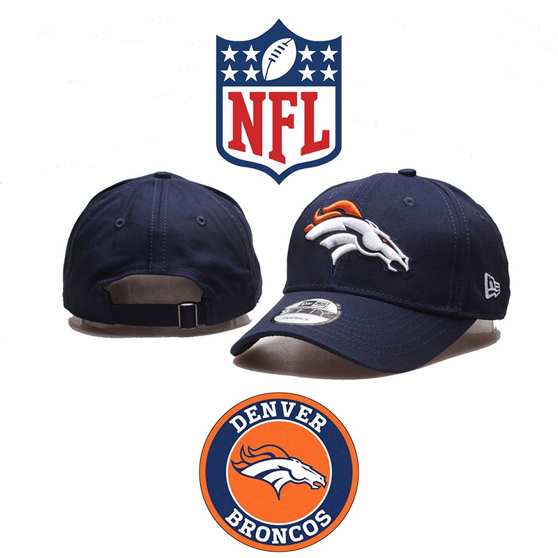 หมวกเบสบอล NFL Denver Broncos ปักลาย สไตล์สปอร์ต สําหรับผู้ชาย และผู้หญิง