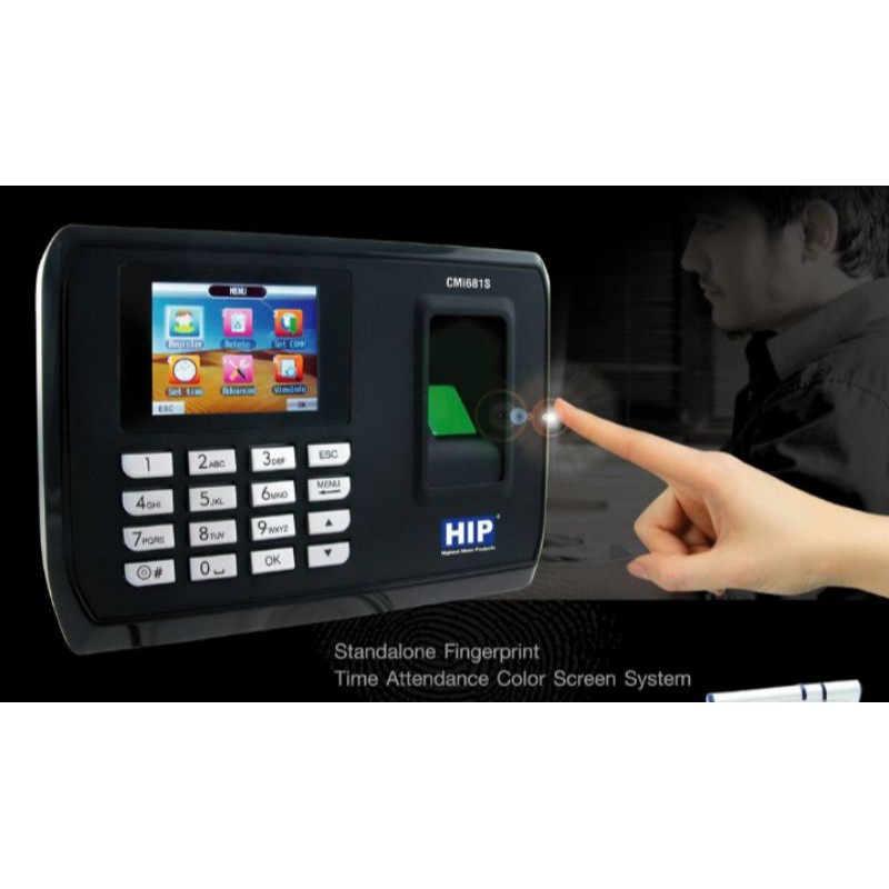 HIP CMi681S เครื่องสแกนนิ้ว ใช้แทนเครื่องตอกบัตร