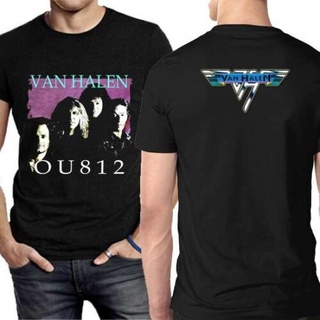 เสื้อยืด ลาย OU182 Van Halen Tour Tour 2 ด้าน สําหรับทุกเพศ