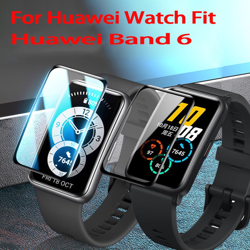 huawei band 6 ฟิล์มป้องกันหน้าปัดนาฬิกาข้อมืออัจฉริยะ สำหรับ Huawei Band 6 Watch FIT