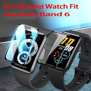 huawei band 6 ฟิล์มป้องกันหน้าปัดนาฬิกาข้อมืออัจฉริยะ สำหรับ Huawei Band 6 Watch FIT