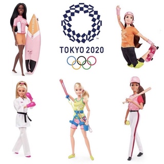 ลดราคาแรง🔥Barbie 2020 Olympic Sports ตุ๊กตาบาร์บี้ตีม โอลิมปิค ตุ๊กตาข้อต่อ