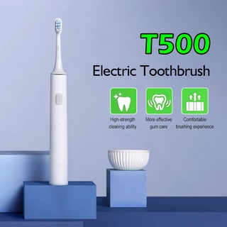 Xiaomi แปรงสีฟันไฟฟ้า Mijia T500 Sonic Electric Toothbrush แปรงสีฟันอัตโนมัติ กันน้ำ IPX7 ใช้งานผ่านแอป