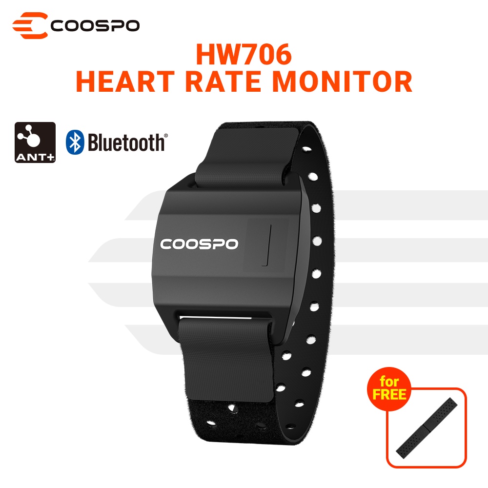 Coospo HW706 Heart Rate Monitor Armband ฟิตเนสกลางแจ้ง Heart Rate Sensor Bluetooth4.0 ANT +