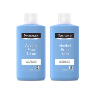 [แพคคู่] นูโทรจีนา แอลกอฮอล์-ฟรี โทนเนอร์ 150มล. Neutrogena Alcohol-Free Toner 150ml.