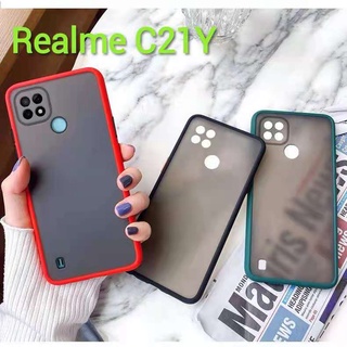 Realme C21Y(พร้​อมส่งในไทย)เคสขอบนิ่มหลังแข็งขุ่นคลุมกล้องRealme C21Y