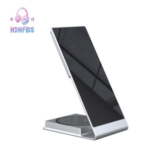 Magnetic Mobile Phone Holder Wireless Charger Desktop Vertical Wireless Charging 15W Fast Charging(Sier)