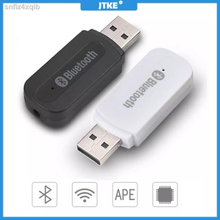 JTKE Bluetooth Receiver A2DP Dongle Stereo Music Audio Wireless USB Adapter for Car AUX Android/IOS Mobile Phone 3.5mm J