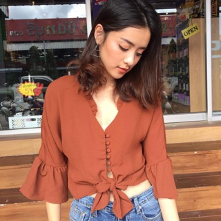 🌹korea style blouse