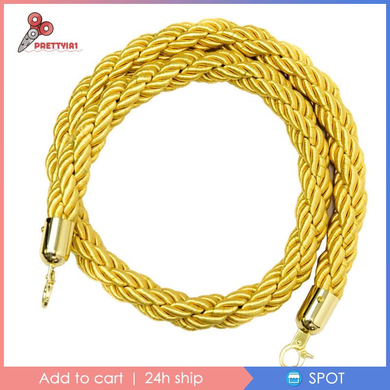 Rope Barriers - Heavy Duty Crowd Control Stanchions 1.5m Red #8