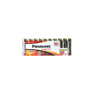 ถ่านอัลคาไลท์ AA LR6T/10SL PANASONIC | PANASONIC | LR6T/10SL ถ่านไฟฉายและเครื่องชาร์จ งานไฟฟ้า วัสดุก่อสร้าง ถ่านอัลคาไล