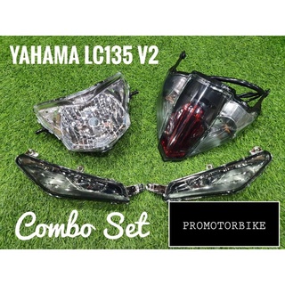 ใหม่ ชุดไฟหน้า และไฟท้าย แบบใส สําหรับ YAMAHA LC135 135LC V2