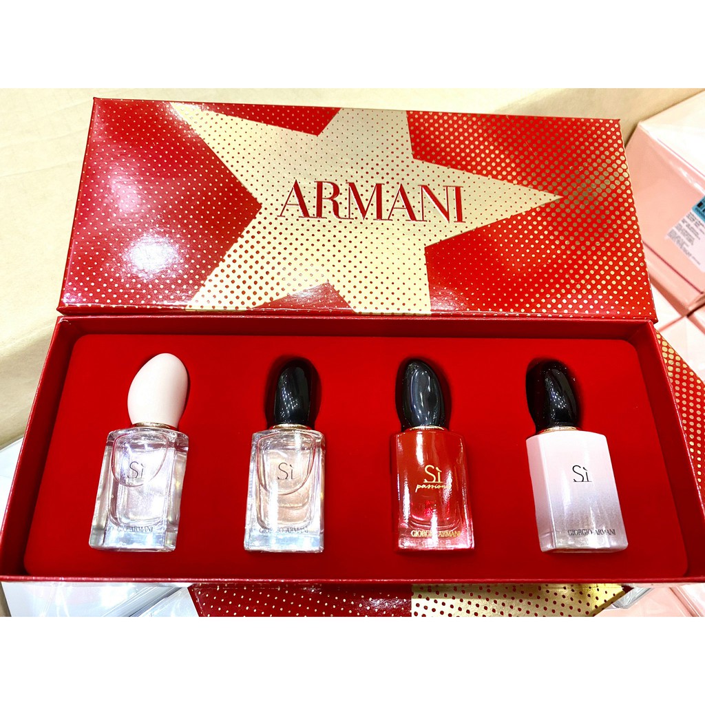  gift set Giorgio Armani Si Mini XMas Gift Set 4 item >><< |  Shopee Thailand