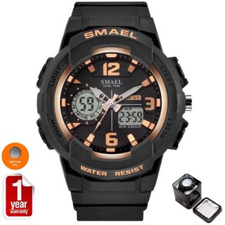 SMAEL นาฬิกาข้อมือผู้ชาย กันน้ำ 100%  Sport Digital LED &amp; Analog รุ่น SM1645