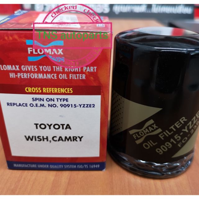 ไส้กรองน้ำมันเครื่อง Toyota wish,camry