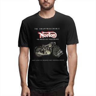 แขนสั้นcrew neck【2021 New Style เสื้อยืด】เสื้อยืดพิมพ์ลาย Norton Motorcycles Triumph Bsa พลัสไซส์สําหรับผู้ชาย
S-XXXXL