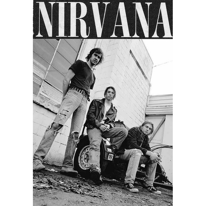 โปสเตอร์ รูปถ่าย วงดนตรี ร็อค เนอร์วานา Nirvana 1987-94 Poster 24”X35” Inch  Kurt Cobain Legend American Rock Band V5 | Shopee Thailand