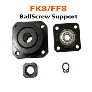 ชุดยึดหัวท้ายเพลา หรือ บอลสกรู FK8/FF8 Ballscrew End Support