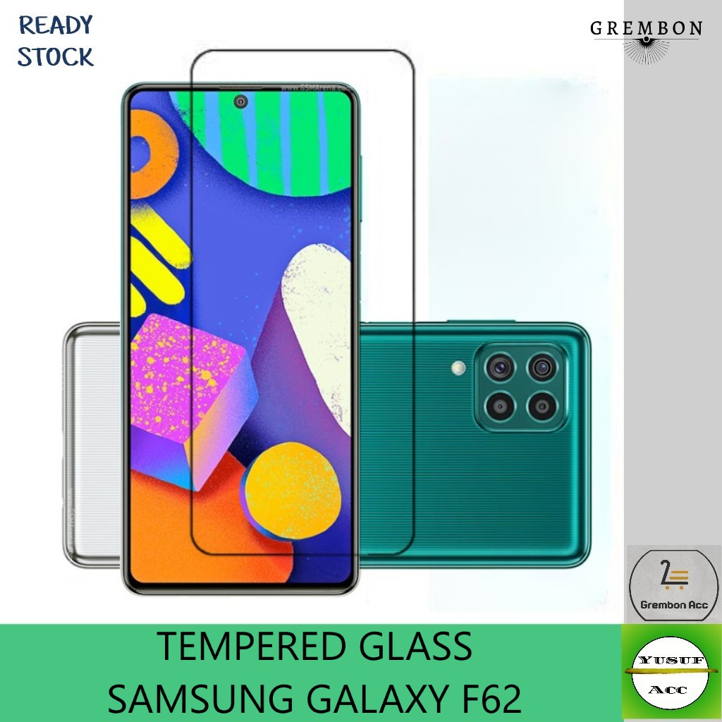 ฟิล์มกระจกนิรภัย SAMSUNG GALAXY F62 ANTI-SCRATCH CLEAR Glass SCREEN GUARD