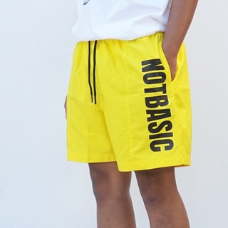 Notbasic กางเกงผ้าร่ม (เหลือง), Notbasic Shorts (Yellow)