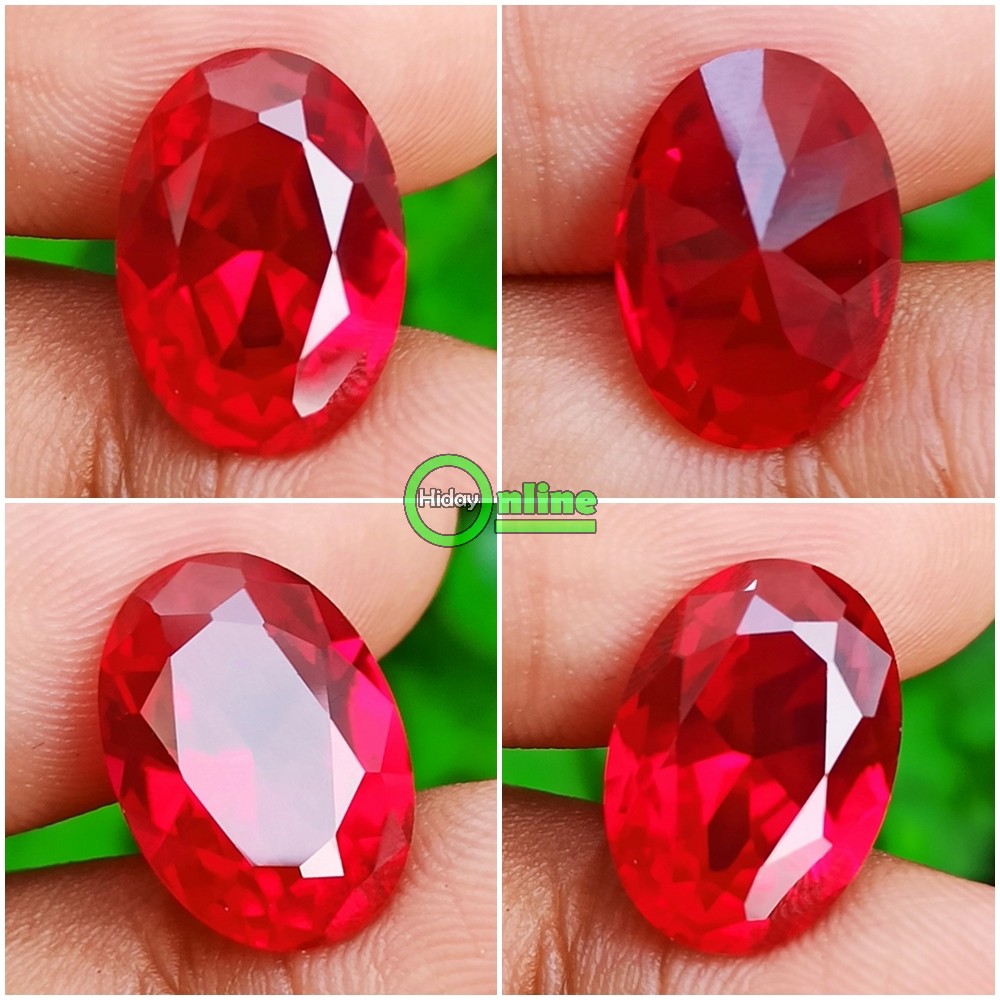 MERAH BANGKOK SIAM RED STONE / SIEM RED / POMEGRANATE CUTTING HARDNESS 9 MOHS