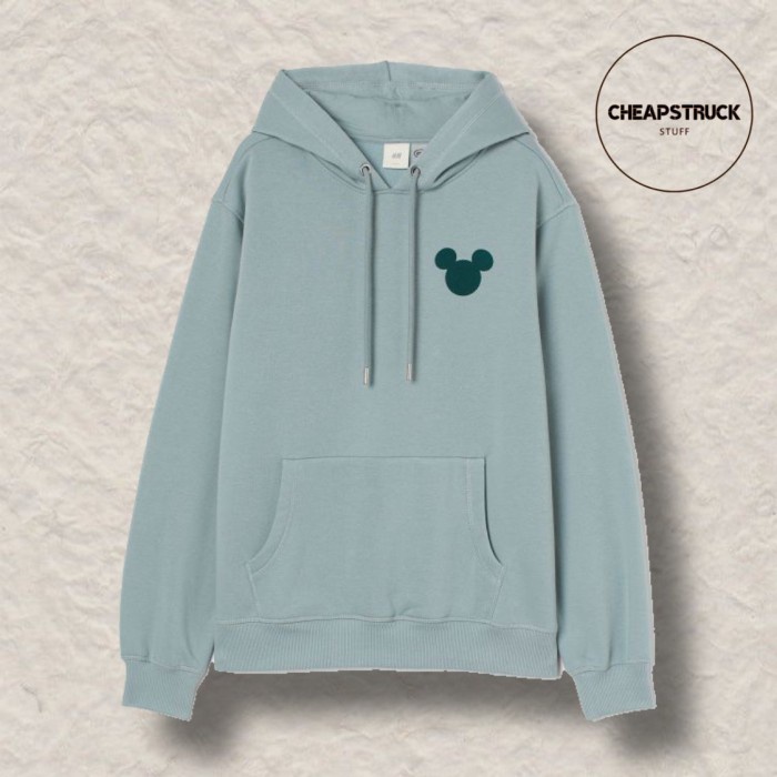 H&M Original Mini Mickey Hoodie เสื้อแจ็คเก็ตผู้หญิง - S กางเกงยีนส์ขายดีเสื้อกันหนาวเกาหลีเสื้อผ้าผ