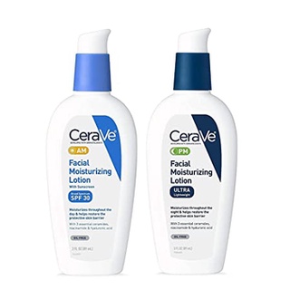 CeraVe AM / PM Facial Moisturizing Lotion 89 ml เซราวี โลชั่นบำรุงผิวหน้า สูตรกลางวัน และ กลางคืน