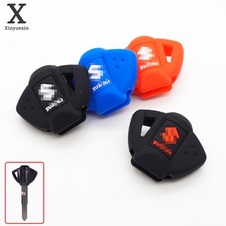 Suitable For SUZUKI Motorcycle Silicone Key Cover GSX-R600 GSX650F B- King Katana DL650 GSX-R750 GSX-R1000 Hayabusa GSR750 GW250 FGSX-S1000F SFV650 Protective Cases