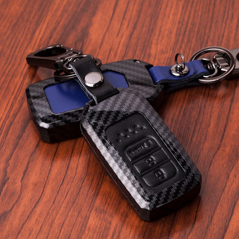 Honda key Case cover carbon fiber Protective shell fit for honda city ...