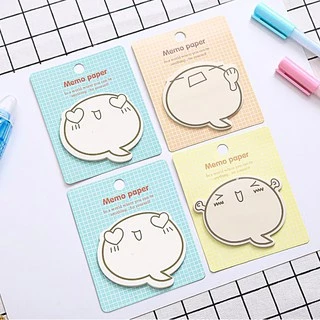 กระดาษโน๊ตกาวในตัว Sticky Note หลากอารมณ์✔️(🎲คละลาย) กระดาษโน๊ตจดบันทึก สมุดโน๊ต ราคาส่ง