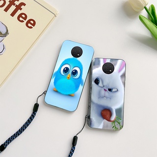 Cartoon Nokia C10 C20 C20 Plus G10 G20 NokiaG10 NokiaC30 Cover Panda Minions Doraemon Printed Case With Strap